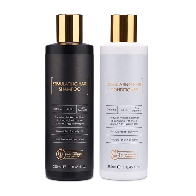 Anti Hair Loss Shampoo & Conditioner Argan Oil Thickening Regrowth Treatment DHT Blocker Hair Growth System for Thinning Hair