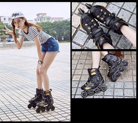 Patins à roulettes professionnels pour adultes et adolescents, cadre en PVC, imperméables, patins à roulettes pour hommes et femmes, chaussures de slalom pour débutants