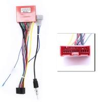 Meihua Harnais de câblage autoradio 9 pouces avec cadre en plastique pour autoradio Android Mazda 3 2011-2015