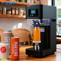 Machine à sceller les boîtes FEST, vente en gros directe d'usine, certifiée CE ISO, pour sceller les boissons laitières et les canettes