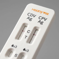 Snelle antigeentestkit voor infectiescreening in dierenopvangcentra: hondendemper, parvovirus (CDV, CPV Ag)