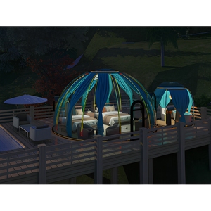 Cúpula Geodésica Esférica Personalizada para Hotel, Casa Transparente de Policarbonato para Exteriores, Glamping, Iglú Modular de Cristal, Burbuja 2026-5 Geode - Product Image 6