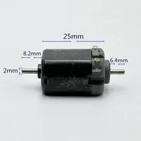 Moteur électrique miniature personnalisé à 5 pôles FK-130, DC 12V 18V 24V, moteur haute vitesse, double arbre de 2 mm