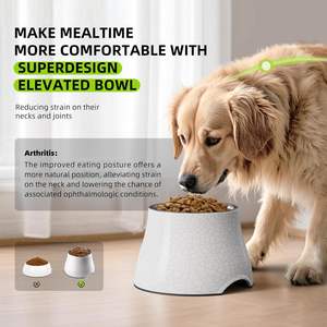 Comedero Elevado para Perros de Acero Inoxidable M2 Cups con Diseño Antideslizante para Uso en Interiores - Product Image 5