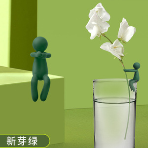 Propagation des plantes Buddy Hydroponique Croissance des plantes Figurine décorative Compagnon en plastique pour redresser le soutien - Product Image 4