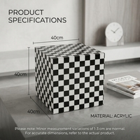 Fabricant de tables basses et tables d'appoint modernes en acrylique transparent thermoformé pour salon, vente en gros