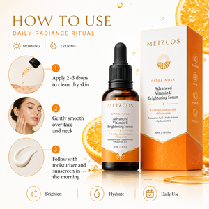 Suero Facial Iluminador con Vitamina C Avanzada Citra Nova OEM ODM, Ácido 3-O-Etil Ascórbico, Niacinamida, Ácido Tranexámico, Cuidado Facial, 30 ml - Product Image 6