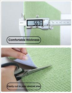 Cao cấp tự dính gạch Thảm vỏ và dính sàn Mat có thể giặt không trượt dễ dàng cài đặt Bền Thảm hình vuông - Product Image 5