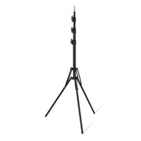 Tripod Light Stand lampu kamera profesional, dudukan lampu lipat terbalik