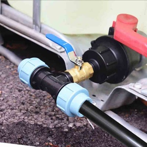ข้อต่อถัง IBC รุ่น S60X6 TEE สำหรับท่อขนาด 20/25/32 มม. ใช้กับข้อต่อท่อ PE สำหรับถังเก็บน้ำ ข้อต่อสายยางถังเก็บน้ำ - Product Image 5