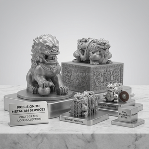 Acero Inoxidable Impreso en 3D OEM para Exposiciones de Arte y Museos, Acero Inoxidable de Alta Calidad - Product Image 1