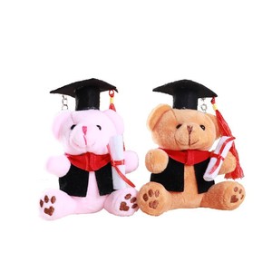 Lindo Oso de Peluche Pequeño, Regalo de Graduación Escolar, Recuerdo para Compañeros de Doctorado, Muñeco de Tamaño Mini, Algodón PP - Product Image 5