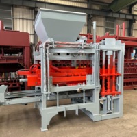 Machine automatique de fabrication de briques de pavage QT4-15 avec contrôle hydraulique PLC pour usine de matériaux de construction