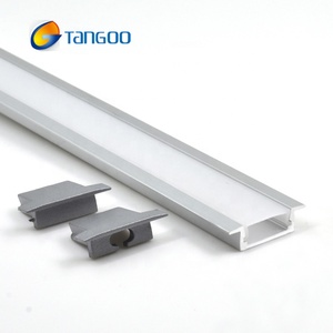 Lõm LED cấu hình thấp nhôm kênh cho 10 mét LED Strip Lights - Product Image 1