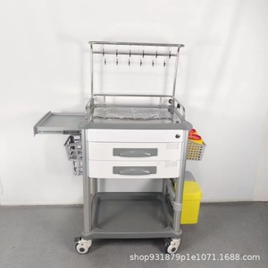 Carrito de Tratamiento Médico ABS Multifuncional con 4 Ruedas para Uso de Emergencia - Product Image 5