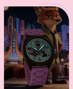 การร่วมมือดั้งเดิมของดิสนีย์แบรนด์ดังซูโทเปีย 2 การ์ตูนฟ็อกซ์ นิค ซอฟท์ ยางยืดรัดข้อมือนาฬิกาข้อมือสำหรับเด็กนักเรียนวัยรุ่น - Product Image 5
