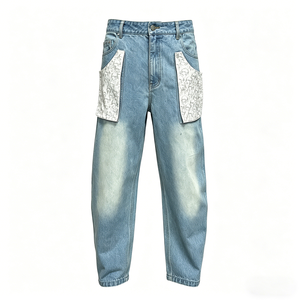 Jeans de Pierna Recta de Color Personalizado para Mujer, Pantalones Vaqueros Casuales de Estilo Urbano - Product Image 5