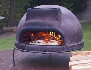 <span class=keywords><strong>Four</strong></span> à pizza en terre cuite au feu de bois de style mexicain avec dispositif de sécurité anti-épuisement <span class=keywords><strong>d</strong></span>'oxygène, <span class=keywords><strong>pierre</strong></span> à pizza de 16 pouces <span class=keywords><strong>pour</strong></span> utilisation en camping en plein air - Product Image 4