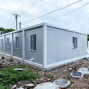 Contenedor expandible de 2 dormitorios, casa plana de abuelita, panel sándwich de hotel de centro comercial australiano de acero prefabricado modular prefabricado - Product Image 1