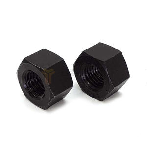 Écrous hexagonaux anodisés noirs de haute résistance, grade 8.8, en acier au carbone épaissi, en stock et certifiés métriques - Product Image 4