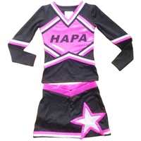 2025 nouveau tissu Mystique uniformes de pom-pom girl haute qualité Polyester Spandex imprimé Design taille des adultes avec un prix compétitif