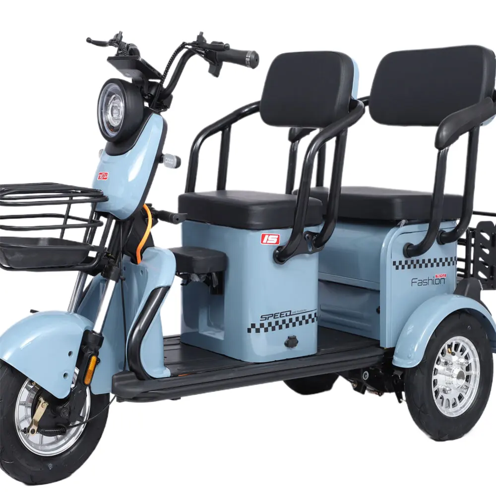 China Adult Electric Pedicab Trike for Sale Cheap Fat Tire Cargo Trike with High Visibility Features