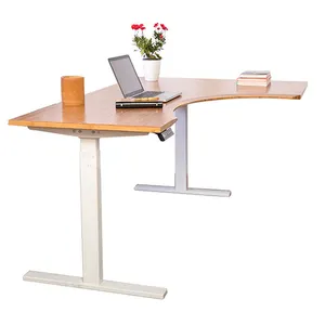 Study Desk Top for School,writing Desk Top Office Furniture Modern Adjustable frame leg(height) Bamboo desktop