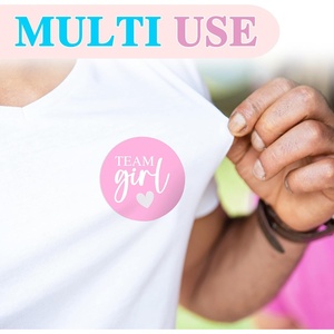 Autocollants pour fête <span class=keywords><strong>de</strong></span> révélation du sexe, autocollants <span class=keywords><strong>de</strong></span> vote pour équipe garçon ou équipe fille, jeu <span class=keywords><strong>de</strong></span> révélation du sexe garçon ou fille, bleu et rose - Product Image 6