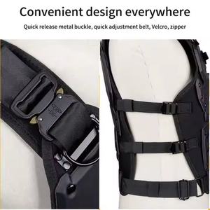 Gilet de sécurité, nouveau design, gilet tactique d'extérieur avec plaque de protection en EVA, gilet de sécurité de terrain CS - Product Image 5