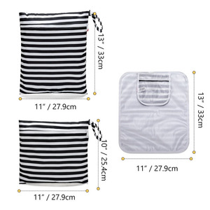 Wet Bag for Breast Pump Parts Storage with Waterproof Mat Portable Bag for Breast Pump Parts Premium Quality Wet Dry Bag - Product Image 3