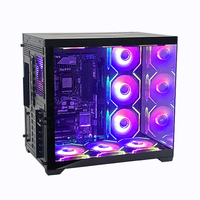 Pcooling Verre trempé Mini Atx Computer Case Design Table Pc Computer Case OEM New Style Computer Pc Case