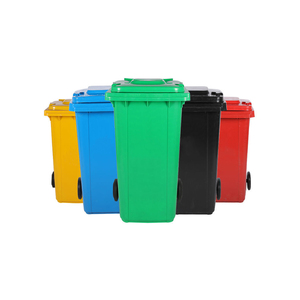 Plastic Bin Plastic 2022 New Product Mobile Outdoor Plastic Waste Bin Trash Can Dustbin