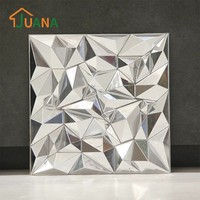 Vente en gros de carreaux muraux 3D en PVC modernes, panneaux muraux décoratifs pour la décoration, utilisation en intérieur