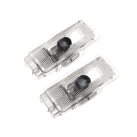 Lumière de bienvenue pour portière de voiture, projecteur LED laser avec logo pour Peugeot 407 2003-2010