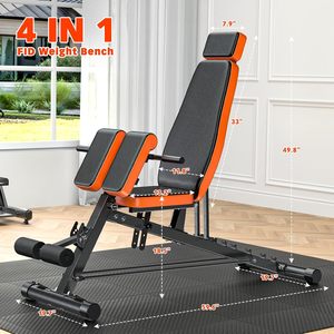CZFIT Banco de Pesas Metálico Ajustable Plegable Más Vendido con Extensión de Piernas y Almohadilla para Abdominales - Product Image 2