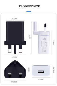 Anh cắm quốc tế phổ cáp USB sạc nhanh 5V2A cho điện thoại di động Tai nghe máy ảnh du lịch cắm bộ sạc <span class=keywords><strong>adapter</strong></span> 10W - Product Image 5