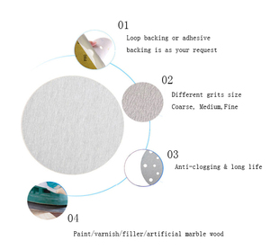OEM ODM Op Maat Gemaakt 9inch*11inch 230mm*280mm Medium Hardheid Aluminiumoxide Schuurpapier voor Hout, Droog Schuren - Product Image 6