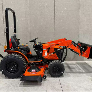 New Bad Boy 1025H 24 HP Diesel <b>Engine</b> Compact Wheel Tractor 4WD with Pump Front Loader Mid <b>Mount</b> Mower Farm Use - Product Image 4