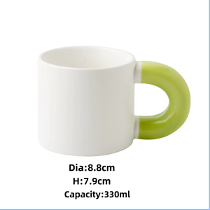 Taza de Té de Porcelana con Logotipo Personalizado al por Mayor, Taza de Café de Cerámica Moderna Hecha a Mano, Linda y Regordeta, para Regalo Promocional - Product Image 4