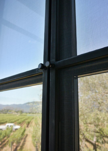 Có thể thu vào côn trùng muỗi bằng chứng flyscreen cửa màn hình với kính thép để sử dụng khách sạn & ứng dụng thiết kế đồ họa - Product Image 4