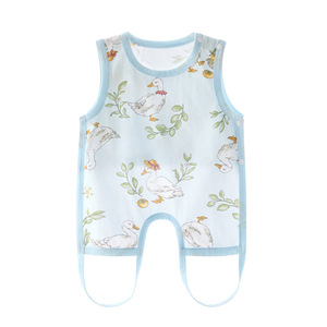 Summer Thin Anti-Cold Sleeping <strong>Vest</strong> <strong>for</strong> <strong>Newborns</strong> Pure Cotton Baby Artifact with Button Closure <strong>for</strong> Baby Sleeping - Product Image 1