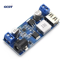 Convertisseur de puissance abaisseur DC-DC 24V/12V vers 5V 5A, remplacement du LM2596S, module de charge abaisseur USB réglable