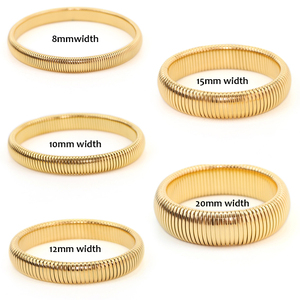 Moda PVD 18K <span class=keywords><strong>oro</strong></span> placcato in acciaio inossidabile gioielli a mano elasticizzato elastico multistrato catena di serpente per le donne regalo - Product Image 3