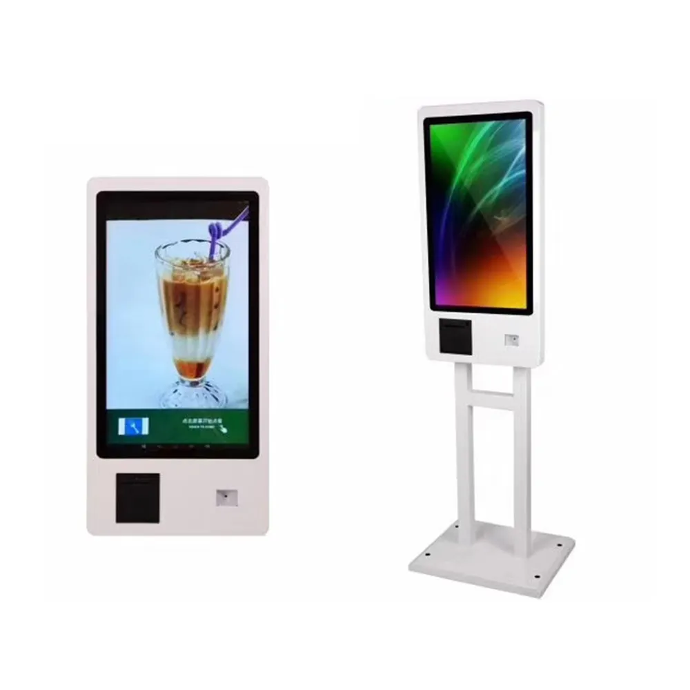 OEM OEM QR code reader IC card reader printer POS slot restaurants hotel fastfood supermarket self-service self order kiosk