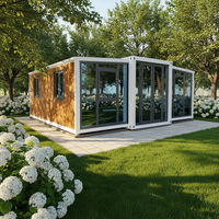 Maisons préfabriquées de 40 pieds, trois chambres et un salon, imperméables et résistantes aux tremblements de terre, possibilité de personnalisation