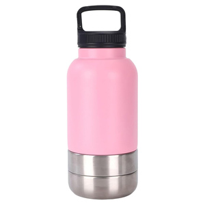 2025 3 1 32oz 64oz Stylish Simple Waterproof Portable Dog Water Bottle Bowls Stainless Steel Insulated Outdoor Travel Customized - Product Image 3