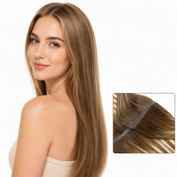 Extensions de cheveux naturels Medusa Butterfly Invisible Genius Skin Weft teints, doux, Remy européens, ultra-lisses 12A