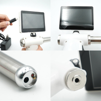 Pistolet à sperme d'endoscope de vaches visuelles Équipement d'insémination bovine portable Pistolet visuel d'insémination de vaches