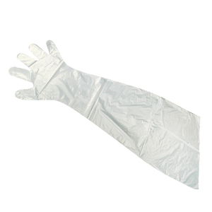 Paquete de 50 Guantes Desechables Rojos Veterinarios de 7G, Largos, Personalizables - Product Image 5