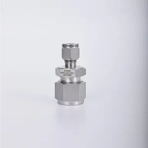 Super Duplex Double Ferrule Compression Tube Fitting Stainless Steel 316 20 mm x 16 mm OD Metric Reducing Union